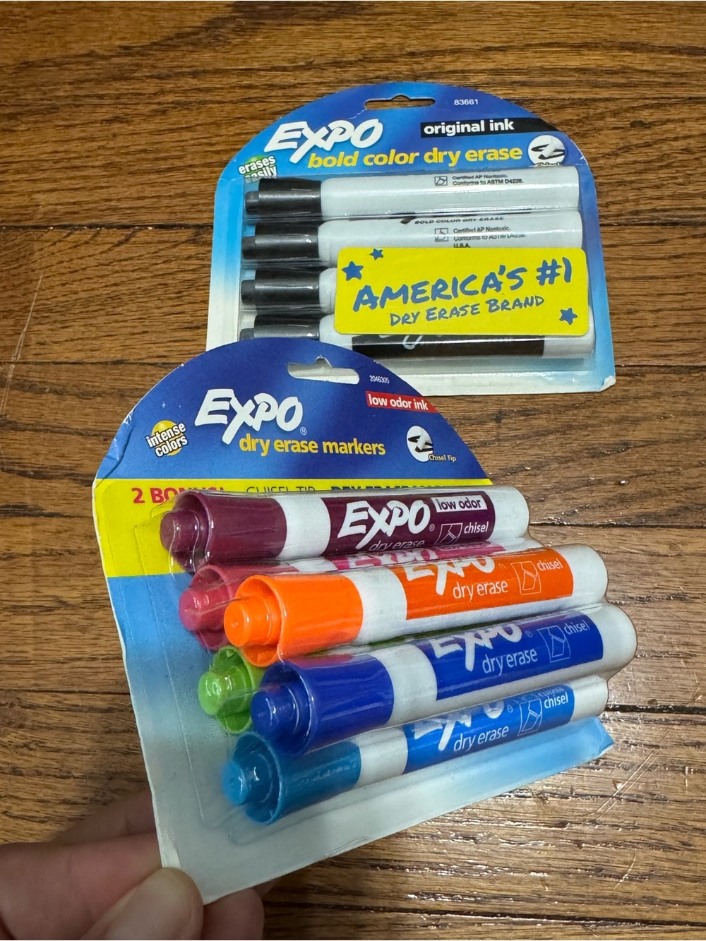 10 Dry Erase Markers - Assorted Colors (Blue, Orange, Green, Purple, Teal)